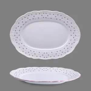 mísa oválná 32 cm s dekorem Francesca