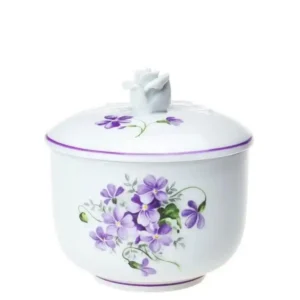 porcelánová cukřenka 200 ml dekor Fialky