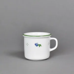G.Benedikt Hrnek Retro "porcelánový plecháček" 80 ml na espresso dekor Q0073