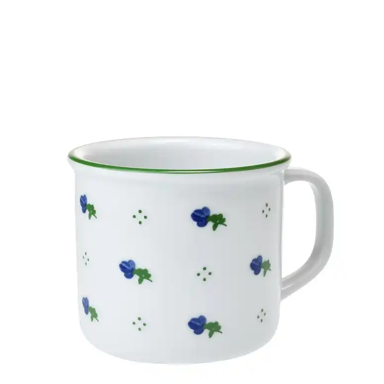 G.Benedikt Hrnek Retro "porcelánový plecháček" 350 ml dekor Q0073