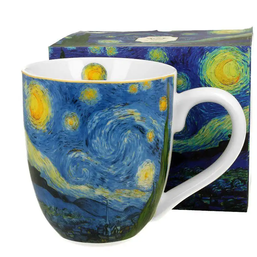 porcelánový hrnek Van Gogh v dárkové krabičce