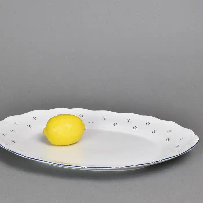 porcelánový podnos 36 cm Valbella modrá