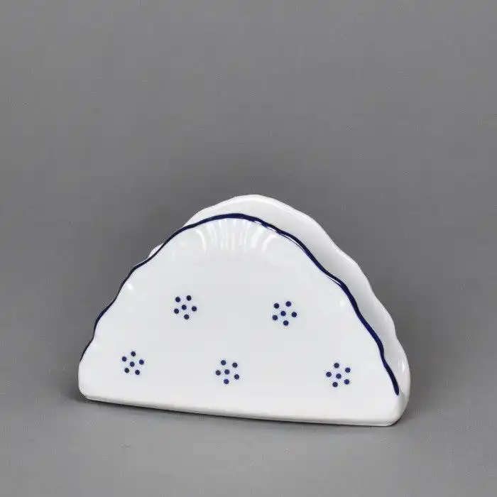 Porcelánový stojánek na ubrousky Valbella modrá D9417 - Obrázek 3