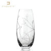 Váza na květiny 25 cm Diamante Barell Leaf crystals
