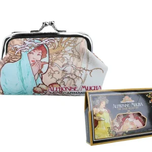 Peněženka Mucha Zima s uměleckým zimním dekorem