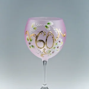 Výroční sklenice k 60. narozeninám