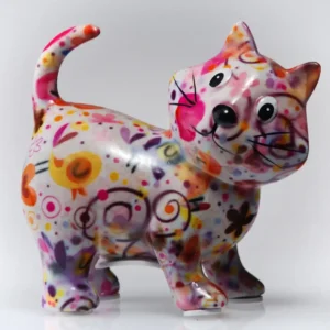 pokladnička na peníze ve tvaru kočky