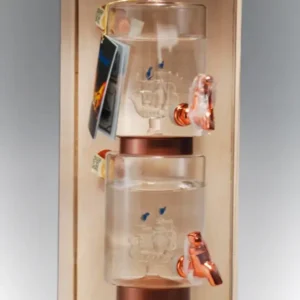 dárková slivovice kaskáda dvou soudků s kohoutkem