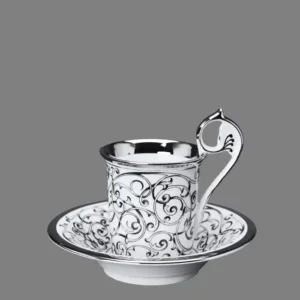 Šálek s podšálkem z míšeňského porcelánu 150 ml Leander Loučky