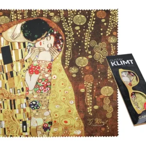designová utěrka na brýle Klimt Polibek