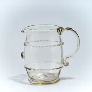 Skleněný džbán 450 ml šedý křišťál