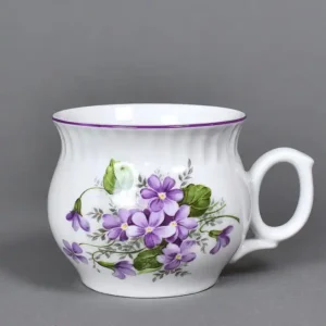 Porcelánový hrnek 290 ml dekor Fialky Dubí