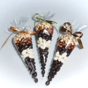 Kornout ořechy v čokoládě 420 g s mandlemi a kešu