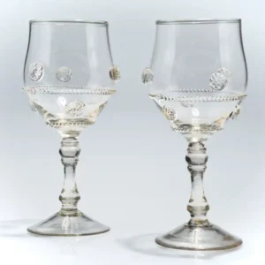 Ručně vyráběná sada sklenic na víno z české sklárny