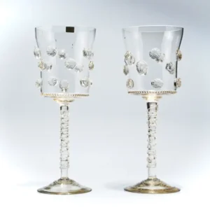 Sklenice na víno šedý křišťál sada 2 ks limitovaná edice