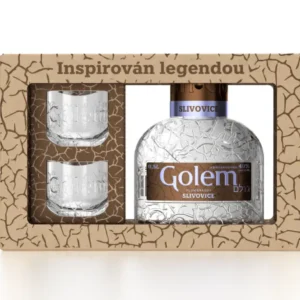 slivovice v dárkovém balení se dvěma skleničkami