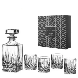 Luxusní souprava sklenice broušené sklo na whisky