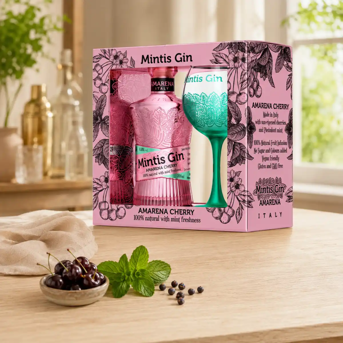 Dárkové balení Mintis Gin Amarena pro ženy i muže