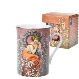 Hrnek s dekorem Mucha