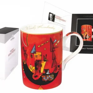 Carmani Hrnek 370 ml Wassily Kandisky - červený