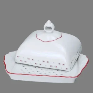 Porcelánová máslenka Francesca s pokličkou