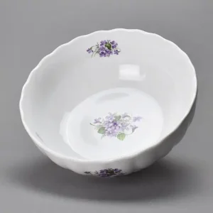 Porcelánová mísa 26 cm s dekorem Fialky
