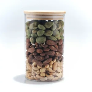 pražené solené ořechy ve skleněné dóze 530g