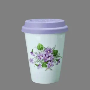 Cestovní hrnek 310 ml dekor Fialky Dubí