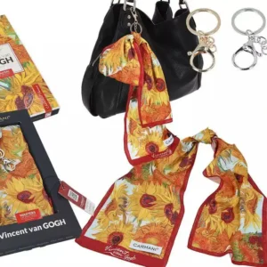 elegantní saténový šátek Van Gogh