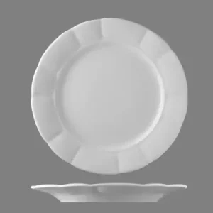 G. Benedikt 1882 Talíř mělký 26 cm, Benedikt bílý