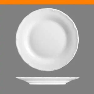 Talíř mělký 25 cm Verona bílá G. Benedikt 1882