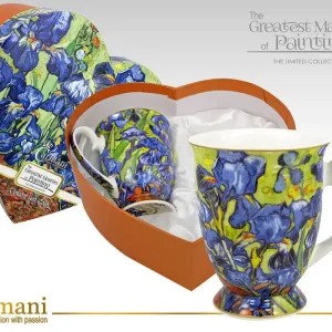 sada porcelánových hrnků 360 ml Van Gogh Kosatce