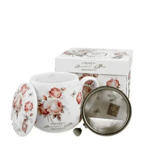 Duo Gifts Hrnek na bylinky 430 ml se sítkem Secese