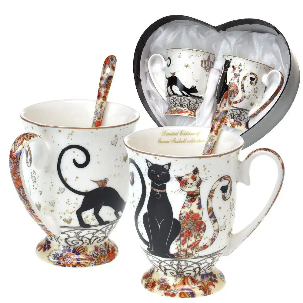 porcelánový hrnek s kočkami