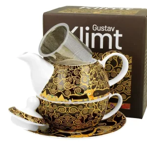 Porcelánová konvička na čaj Klimt