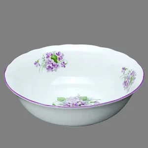 Porcelánová mísa kompotová Fialky