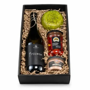 Dárkový set s Proseccem, goudou a paštikou Iberico