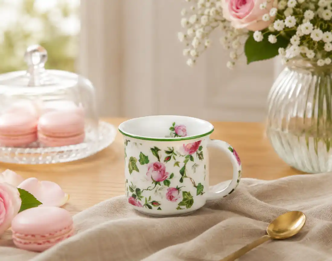 malý porcelánový hrnek na espresso 100 ml