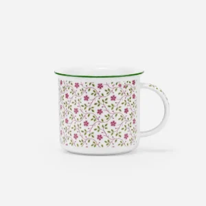 porcelánový hrnek 250 ml s dekorem plané růže