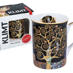 Hrnek Klimt s dekorem Strom života – porcelánový hrnek 360 ml