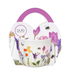 Porcelánový hrnek 460 ml s květinovým motivem Jarní louka