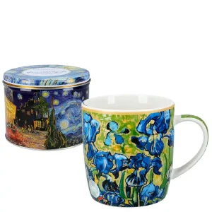 porcelánový hrnek Van Gogh Kosatce 450 ml