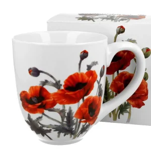 porcelánový hrnek Vlčí máky