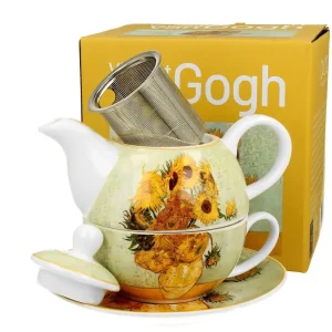 Porcelánová čajová konvička Van Gogh s motivem Slunečnice