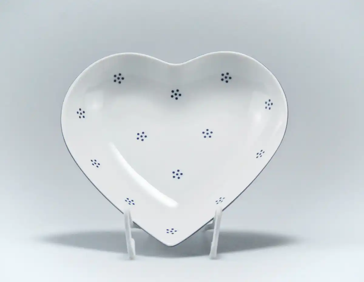 Porcelánová miska srdce