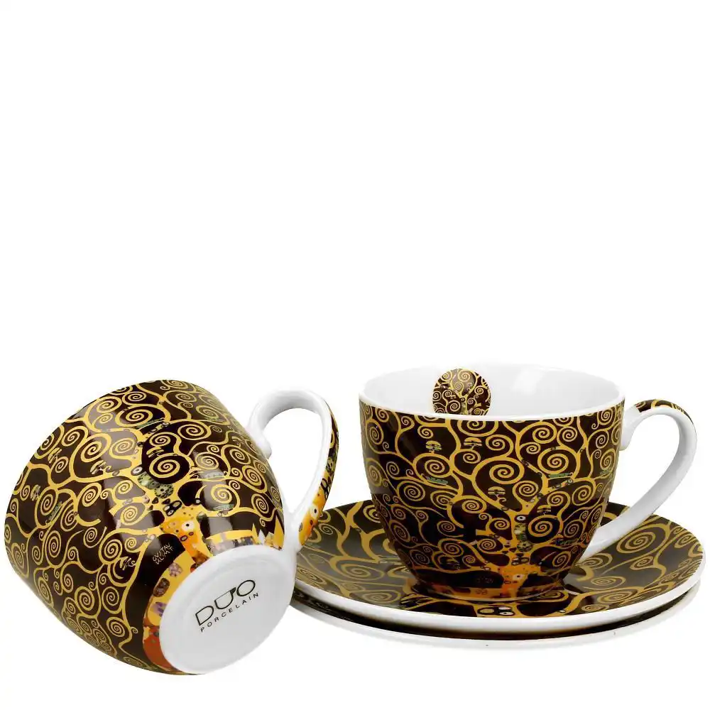 Porcelánové šálky Gustav Klimt sada 2 ks - Obrázek 2