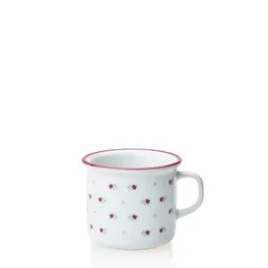 Porcelánový hrnek na espresso s dekorem Francesca 80 ml