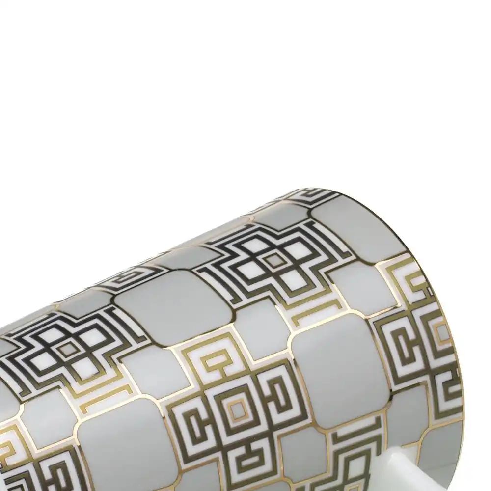 Porcelánový hrnek 460 ml Royal Geometric Noir - Obrázek 2