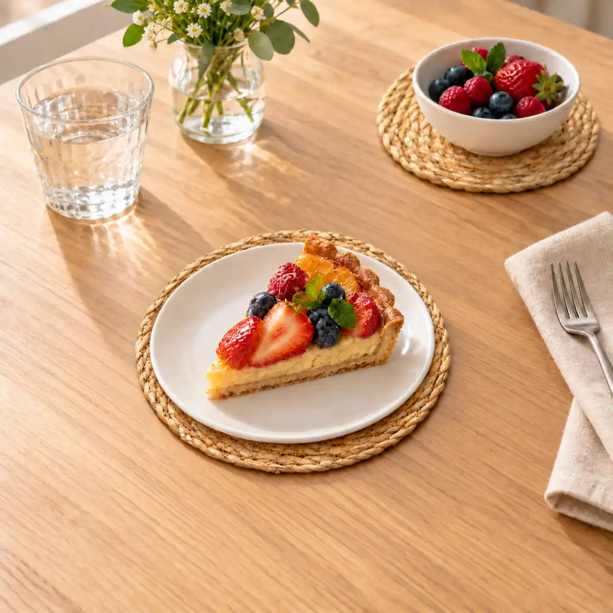 Kulaté prostírání 20 cm z mořské trávy - Obrázek 2
